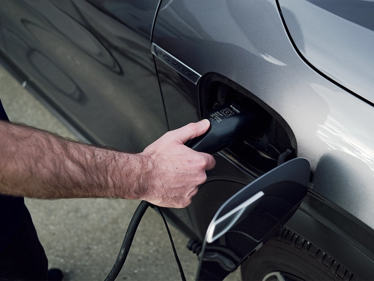 PDL EV Charging Solutions being used to charge an electric car.