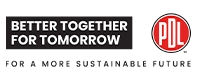 The PDL Sustainability Logo with the text ‘Better Together – For Tomorrow, For a More Sustainable Future’.