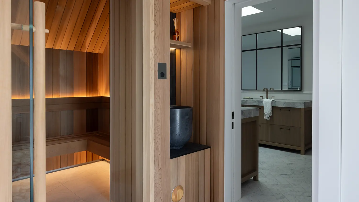 An interior shot of the newly renovated luxurious family lodge in Christchurch.