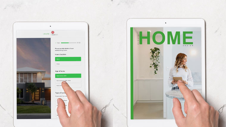 PDL promotional banner for Electric Home Design