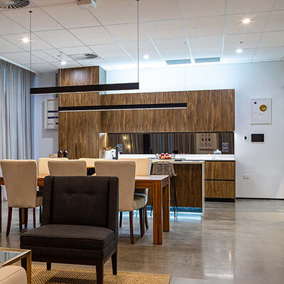 Interior of a PDL showroom