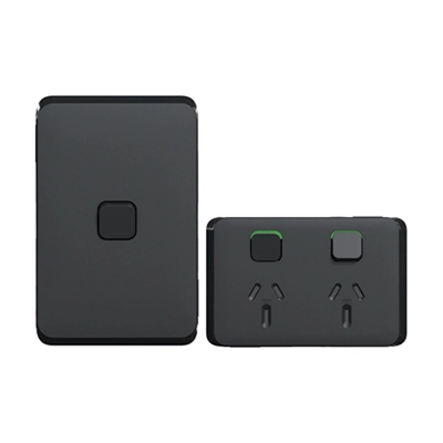 PDL iconic extra black switch and power points