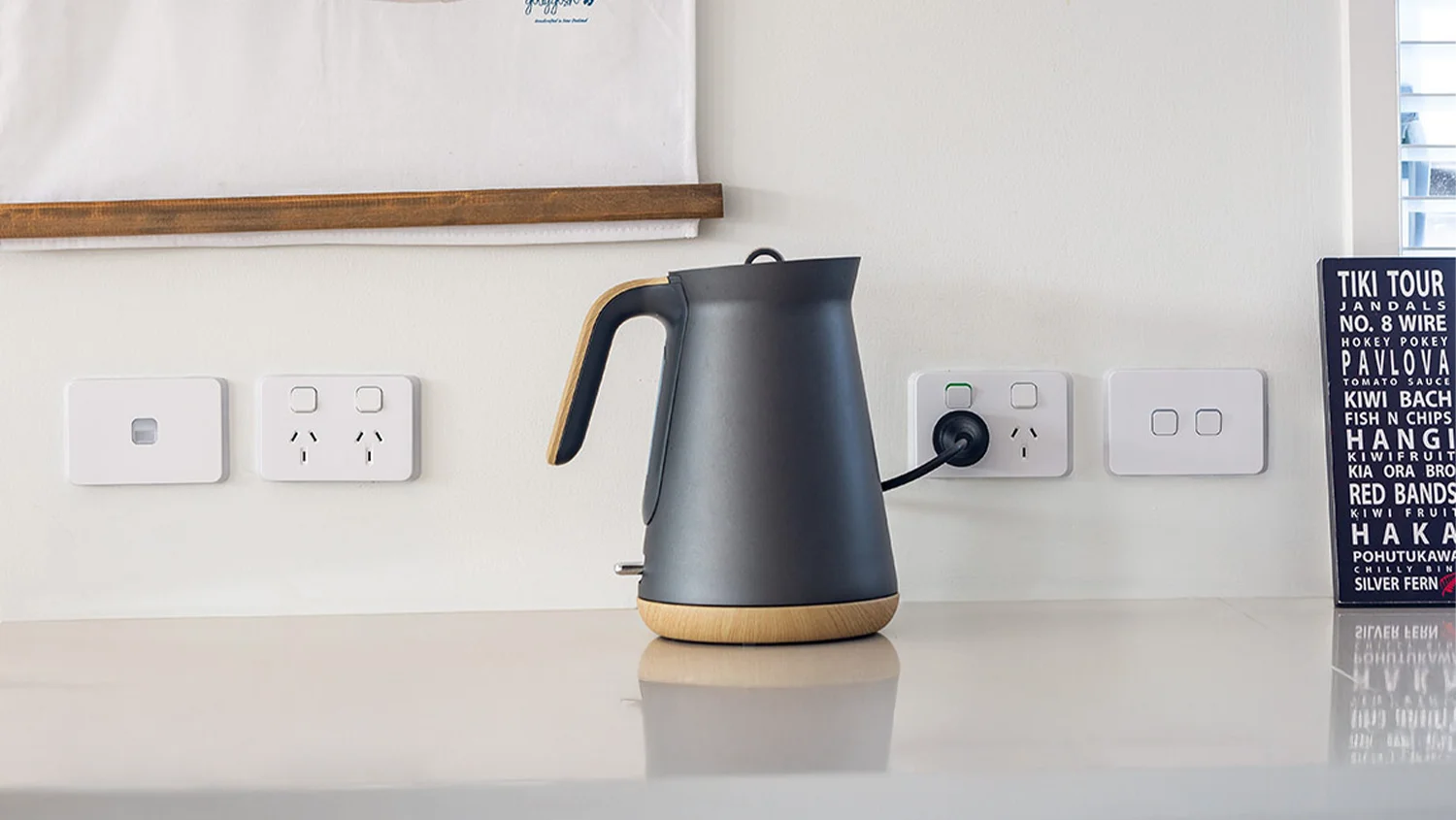 PDL power points and switches installed in the newly renovated St Heliers home.