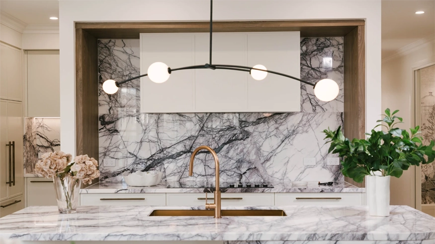 A home kitchen with tailored electrical solutions from PDL