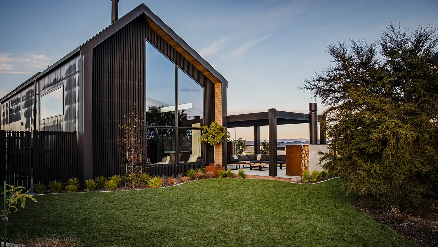 Design Builders’ newest build in Taupō’s exterior.